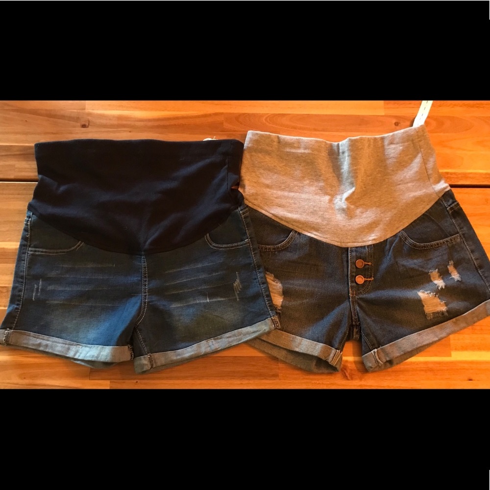 Maternity Shorts Adjustable waistband (no tag)L/XL
